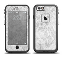 The White Textured Lace Apple iPhone 6/6s Plus LifeProof Fre Case Skin Set
