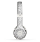 The White Textured Lace Skin for the Beats by Dre Solo 2 Headphones