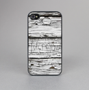The White Wide Aged Wood Planks Skin-Sert for the Apple iPhone 4-4s Skin-Sert Case