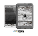 The White Wide Aged Wood Planks Skin for the Apple iPad Mini LifeProof Case