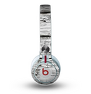 The White Wide Aged Wood Planks Skin for the Beats by Dre Mixr Headphones