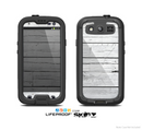 The White Wood Planks Skin For The Samsung Galaxy S3 LifeProof Case