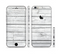 The White Wood Planks Sectioned Skin Series for the Apple iPhone 6
