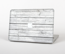 The White Wood Planks Skin Set for the Apple MacBook Pro 15" with Retina Display