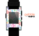 The White & Vector Color-Fish Skin for the Pebble SmartWatch