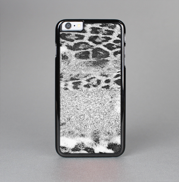 The White and Black Real Leopard Print Skin-Sert Case for the Apple iPhone 6 Plus