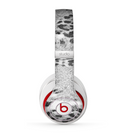 The White and Black Real Leopard Print Skin for the Beats by Dre Studio (2013+ Version) Headphones