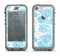 The White and Blue Raining Yarn Clouds Apple iPhone 5c LifeProof Nuud Case Skin Set