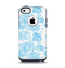 The White and Blue Raining Yarn Clouds Apple iPhone 5c Otterbox Commuter Case Skin Set