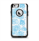 The White and Blue Raining Yarn Clouds Apple iPhone 6 Otterbox Commuter Case Skin Set
