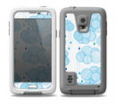 The White and Blue Raining Yarn Clouds Skin Samsung Galaxy S5 frē LifeProof Case