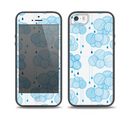 The White and Blue Raining Yarn Clouds Skin Set for the iPhone 5-5s Skech Glow Case