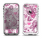 The White and Pink Birds with Floral Pattern Apple iPhone 5-5s LifeProof Fre Case Skin Set