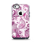 The White and Pink Birds with Floral Pattern Apple iPhone 5c Otterbox Commuter Case Skin Set