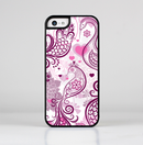 The White and Pink Birds with Floral Pattern Skin-Sert Case for the Apple iPhone 5c