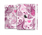 The White and Pink Birds with Floral Pattern Full Body Skin Set for the Apple iPad Mini 2