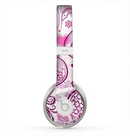 The White and Pink Birds with Floral Pattern Skin for the Beats by Dre Solo 2 Headphones