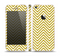 The White & vintage Green Sharp Chevron Pattern Skin Set for the Apple iPhone 5s
