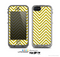 The White & vintage Green Sharp Chevron Pattern Skin for the Apple iPhone 5c LifeProof Case