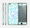 The White with Blue & Green Floral Thin Laced Skin for the Apple iPhone 6