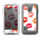 The White with Colored Pucker Lip Prints Samsung Galaxy S5 LifeProof Fre Case Skin Set