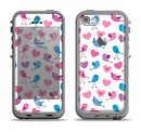 The White with Pink & Blue Vector Tweety Birds Apple iPhone 5c LifeProof Fre Case Skin Set