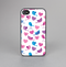 The White with Pink & Blue Vector Tweety Birds Skin-Sert for the Apple iPhone 4-4s Skin-Sert Case