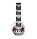The Wide Black and Light Gray Chevron Pattern V3 Skin for the Beats by Dre Studio (2013+ Version) Headphones