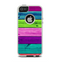 The Wide Neon Wood Planks Apple iPhone 5-5s Otterbox Commuter Case Skin Set