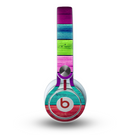 The Wide Neon Wood Planks Skin for the Beats by Dre Mixr Headphones