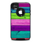 The Wide Neon Wood Planks Skin for the iPhone 4-4s OtterBox Commuter Case