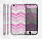 The Wide Pink Vintage Colored Chevron Pattern V6 Skin for the Apple iPhone 6