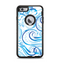 The Wild Blue Swirly Vector Water Pattern Apple iPhone 6 Plus Otterbox Defender Case Skin Set