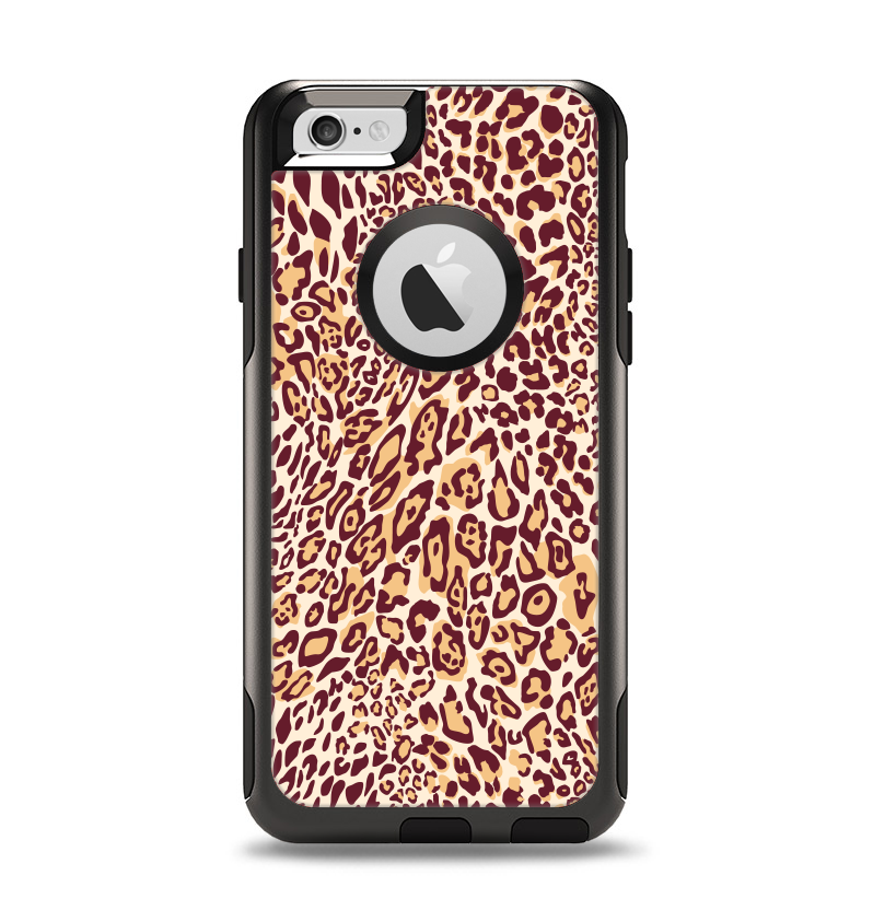 The Wild Leopard Print Apple iPhone 6 Otterbox Commuter Case Skin Set