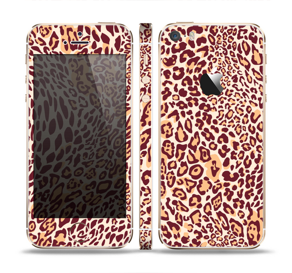 The Wild Leopard Print Skin Set for the Apple iPhone 5s