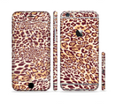 The Wild Leopard Print Sectioned Skin Series for the Apple iPhone 6s Plus