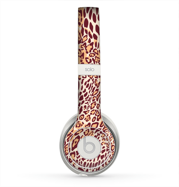 The Wild Leopard Print Skin for the Beats by Dre Solo 2 Headphones