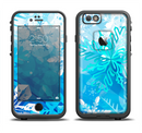 The Winter Abstract Blue Apple iPhone 6/6s LifeProof Fre Case Skin Set