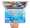 The Winter Abstract Blue Skin Set for the Apple MacBook Pro 13" with Retina Display