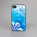 The Winter Abstract Blue Skin-Sert for the Apple iPhone 4-4s Skin-Sert Case