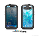 The Winter Abstract Blue Skin For The Samsung Galaxy S3 LifeProof Case