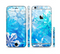 The Winter Abstract Blue Sectioned Skin Series for the Apple iPhone 6 Plus