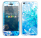 The Winter Abstract Blue Skin for the Apple iPhone 5c