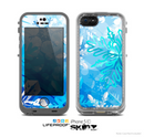 The Winter Abstract Blue Skin for the Apple iPhone 5c LifeProof Case