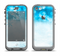 The Winter Blue Abstract Unfocused Apple iPhone 5c LifeProof Nuud Case Skin Set