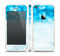 The Winter Blue Abstract Unfocused Skin Set for the Apple iPhone 5s