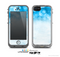 The Winter Blue Abstract Unfocused Skin for the Apple iPhone 5c LifeProof Case
