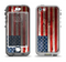 The Wooden Grungy American Flag Apple iPhone 5-5s LifeProof Nuud Case Skin Set