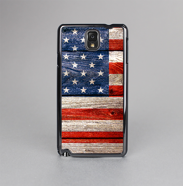 The Wooden Grungy American Flag Skin-Sert Case for the Samsung Galaxy Note 3