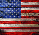 The Wooden Grungy American Flag Skin for (Choose Device)